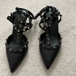 Valentino Studded Kitten Heels